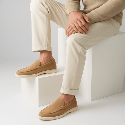 LUXEOUTFIT | Urban Suede Profile Loafers