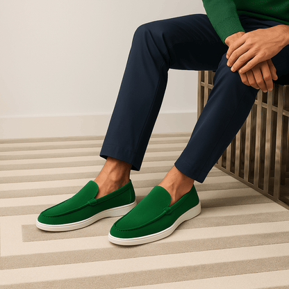 LUXEOUTFIT | Urban Suede Profile Loafers