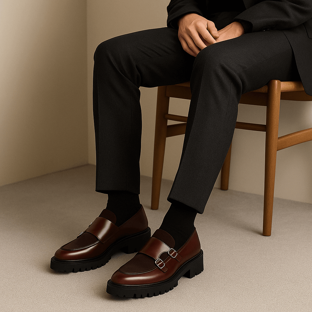 LUXEOUTFIT | Valemont Monk Strap Loafers