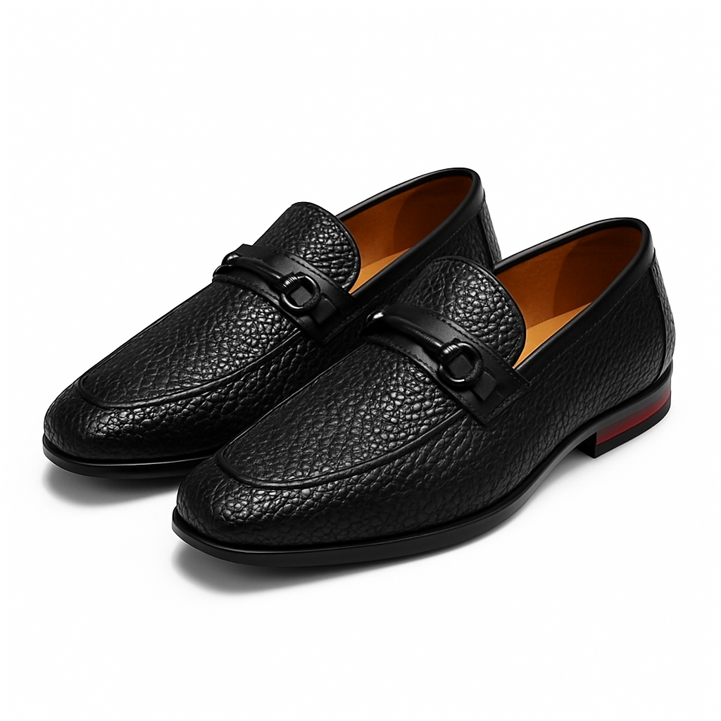 LUXEOUTFIT | Vegan Oxford Slip-On Loafers