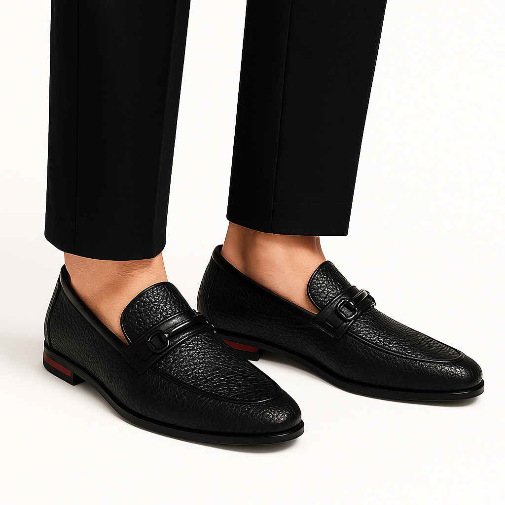 LUXEOUTFIT | Vegan Oxford Slip-On Loafers