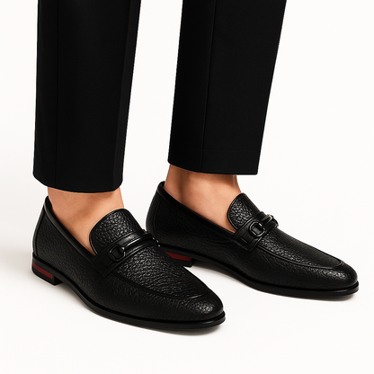 LUXEOUTFIT | Vegan Oxford Slip-On Loafers