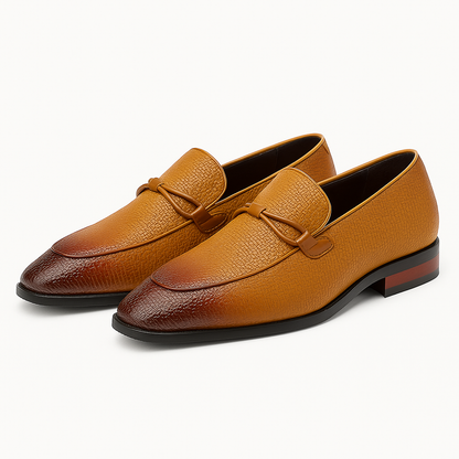 LUXEOUTFIT | Vegan Oxford Slip-On Loafers