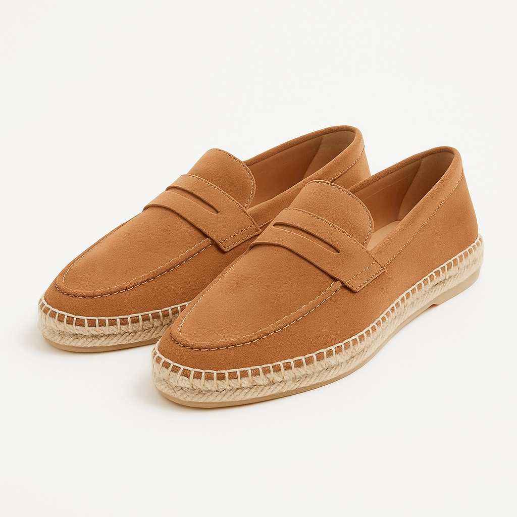 LUXEOUTFIT | Verona Suede Espadrille Loafers