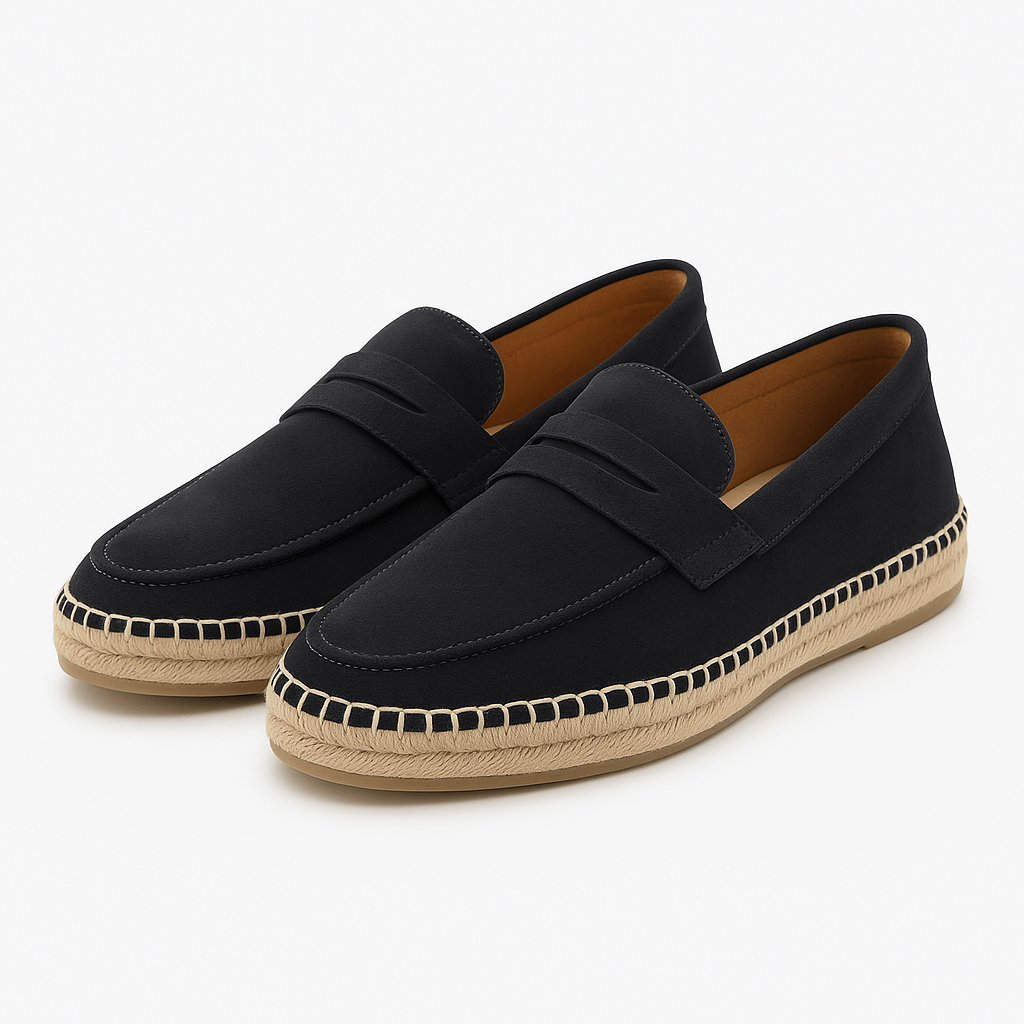 LUXEOUTFIT | Verona Suede Espadrille Loafers