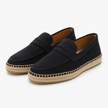 LUXEOUTFIT | Verona Suede Espadrille Loafers