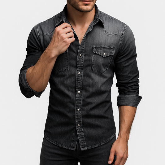 LUXEOUTFIT | Western Denim Shirt