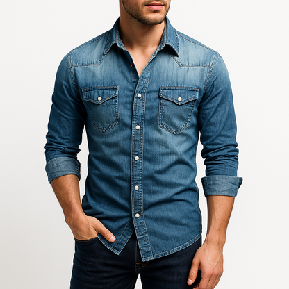 LUXEOUTFIT | Western Denim Shirt