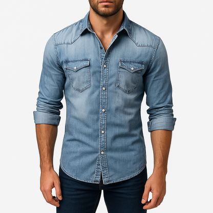 LUXEOUTFIT | Western Denim Shirt