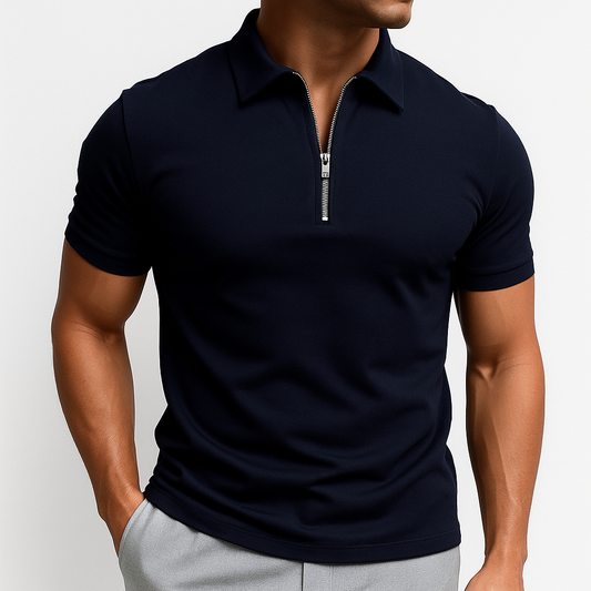 LUXEOUTFIT | Zipper Polo Style