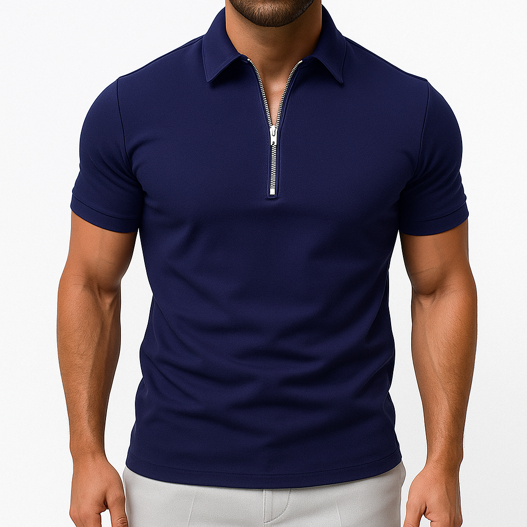 LUXEOUTFIT | Zipper Polo Style