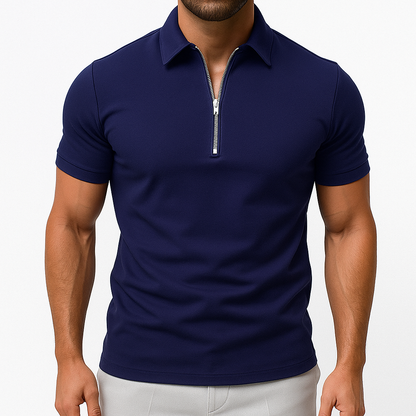 LUXEOUTFIT | Zipper Polo Style