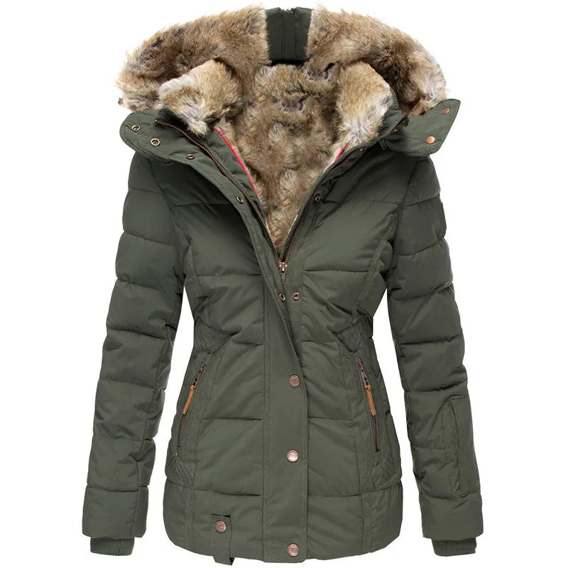 Eira® | Warm winter coat with fur lining