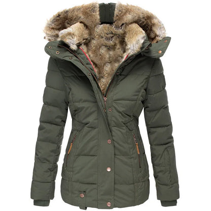 Eira® | Warm winter coat with fur lining