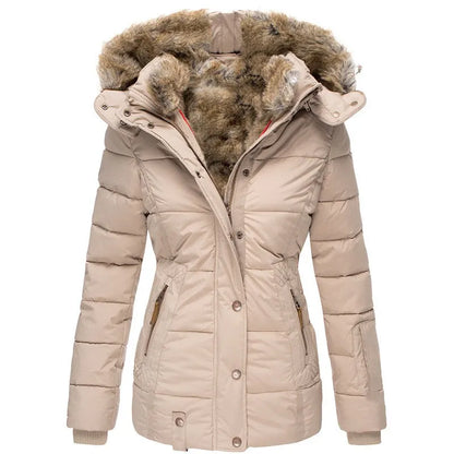 Eira® | Warm winter coat with fur lining