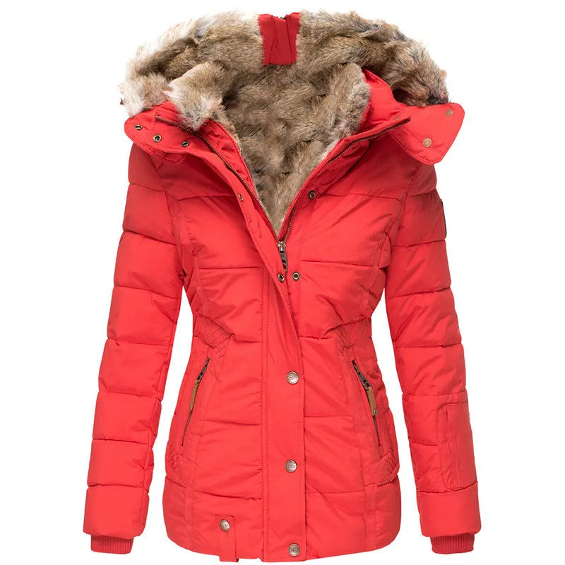 Eira® | Warm winter coat with fur lining