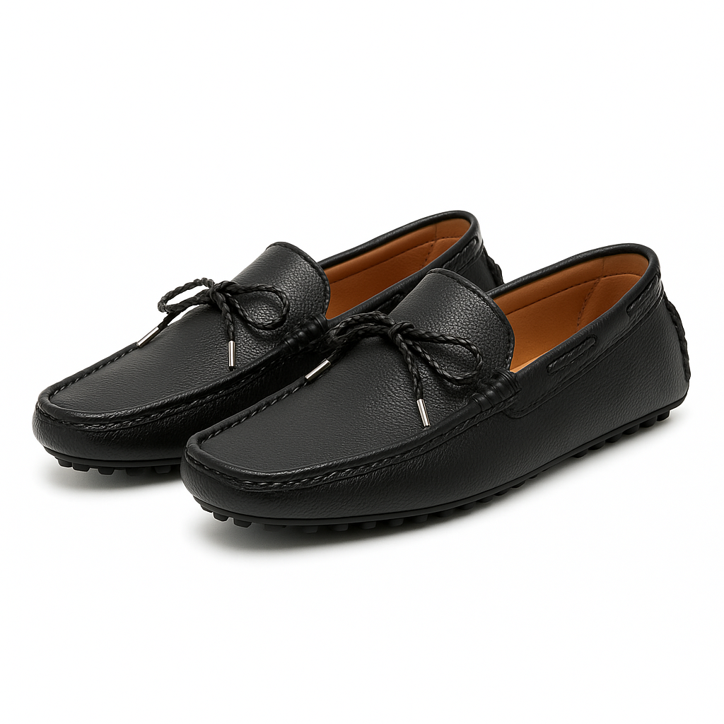 Luxeoutfit | Ashford Leather Slip-On Loafers