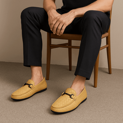 Luxeoutfit | Aurelio Split Leather Signature Loafers