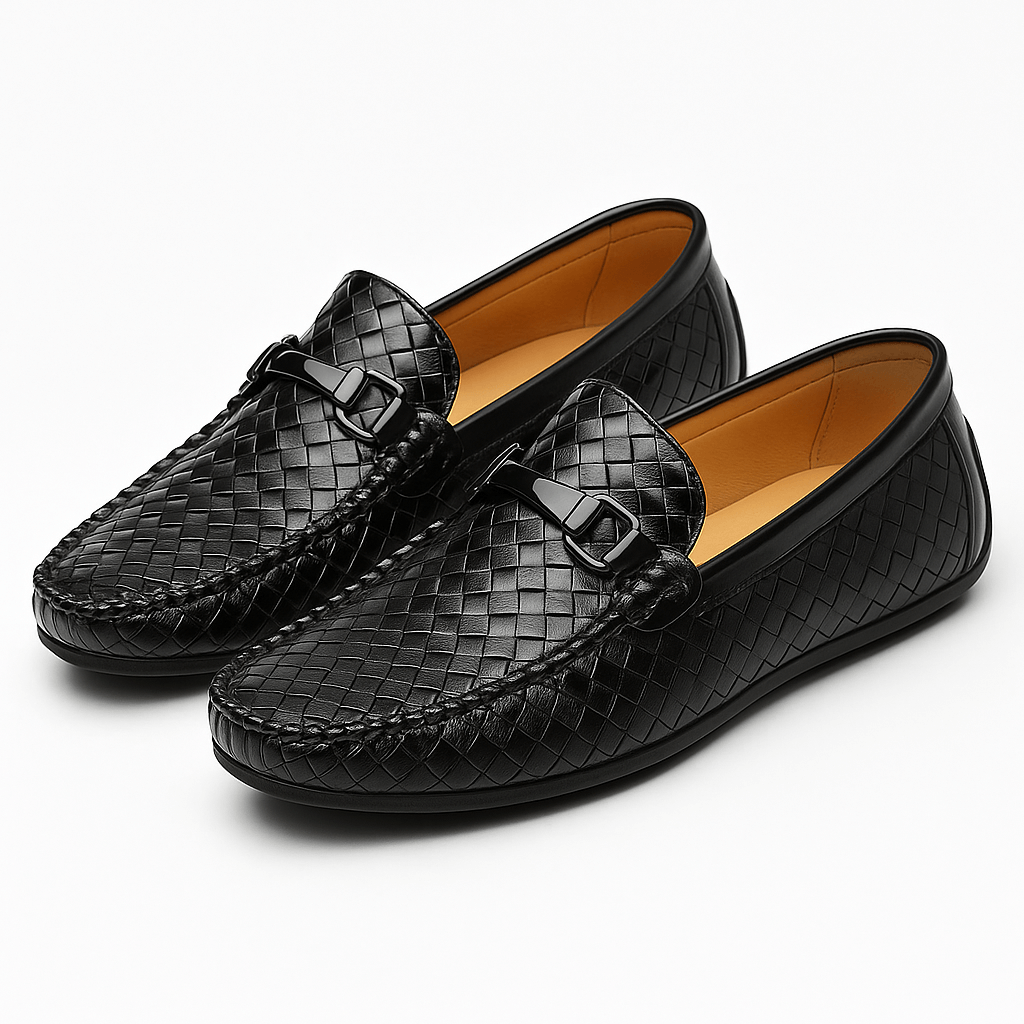 Luxeoutfit | Aurelio Split Leather Signature Loafers
