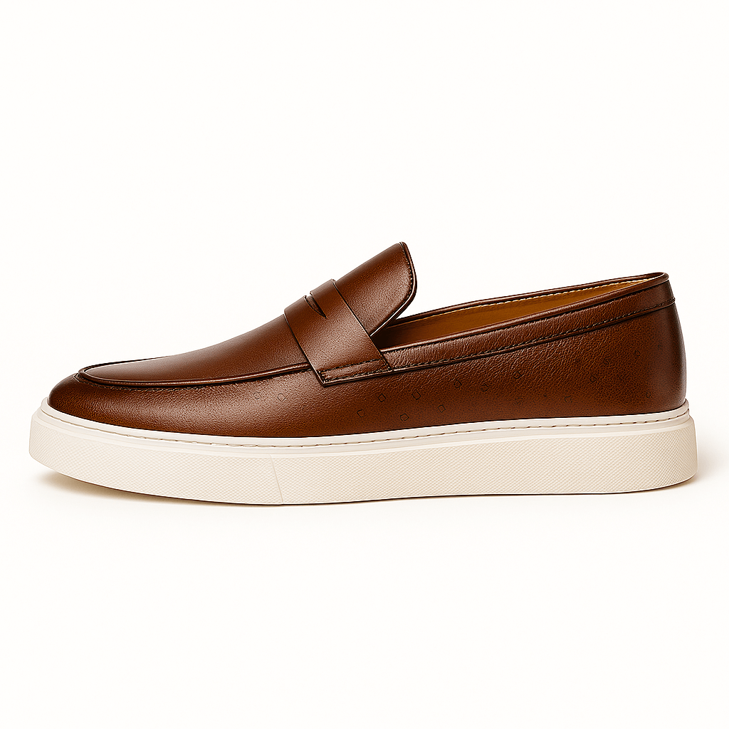 Luxeoutfit | Faux Leather Penny Loafers