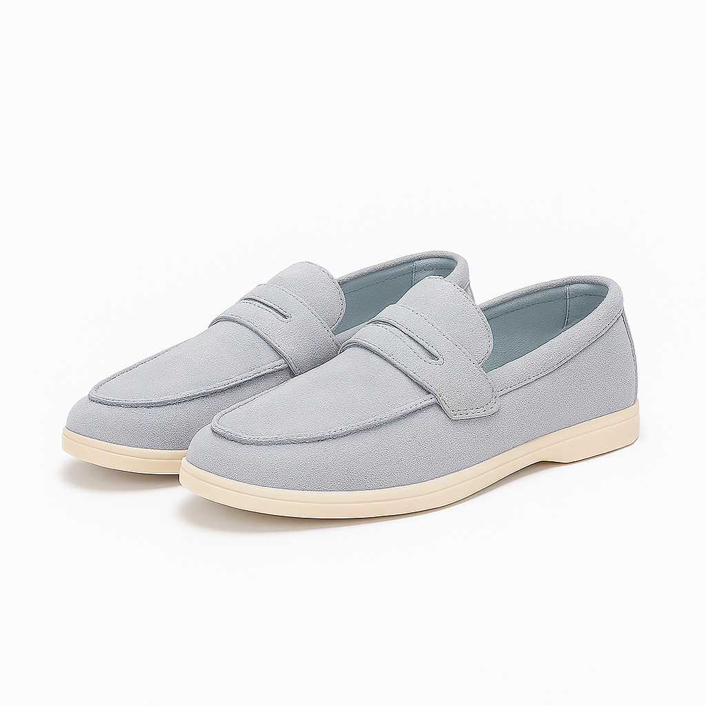 Luxeoutfit | Hand-Stitched Suede Loafers