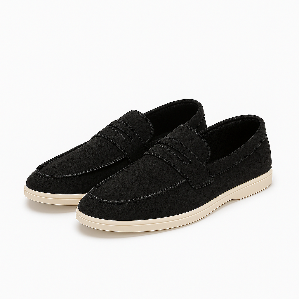 Luxeoutfit | Hand-Stitched Suede Loafers