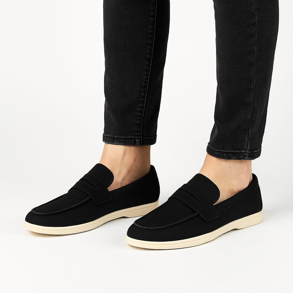 Luxeoutfit | Hand-Stitched Suede Loafers