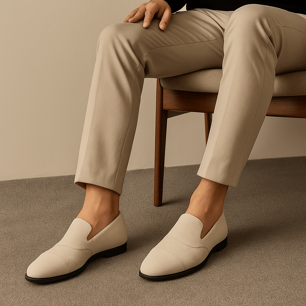 Luxeoutfit | Matte Frosted Slip-On Loafers