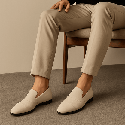 Luxeoutfit | Matte Frosted Slip-On Loafers