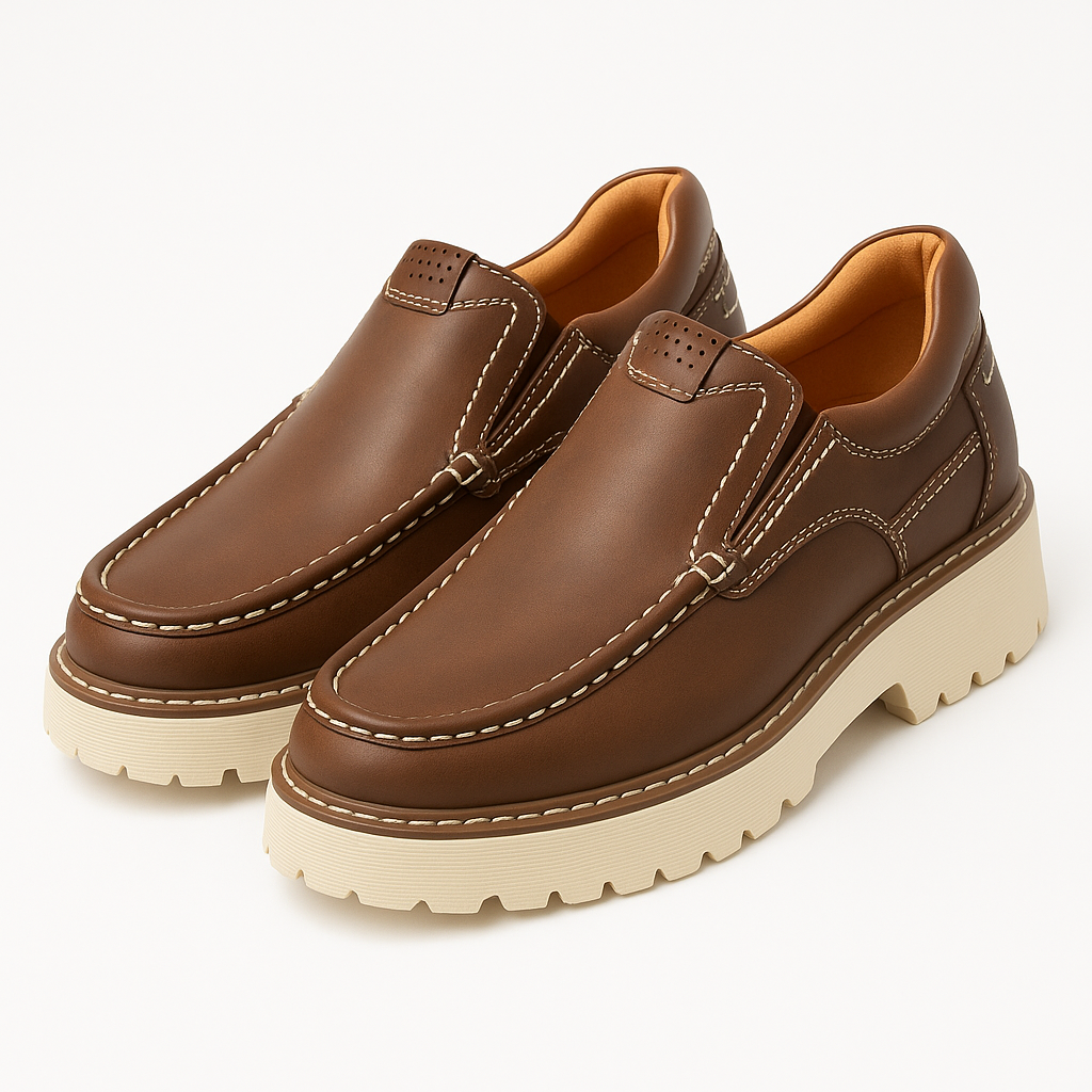 Luxeoutfit | Orthopedic Leather Support Loafers