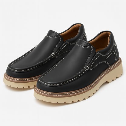 Luxeoutfit | Orthopedic Leather Support Loafers