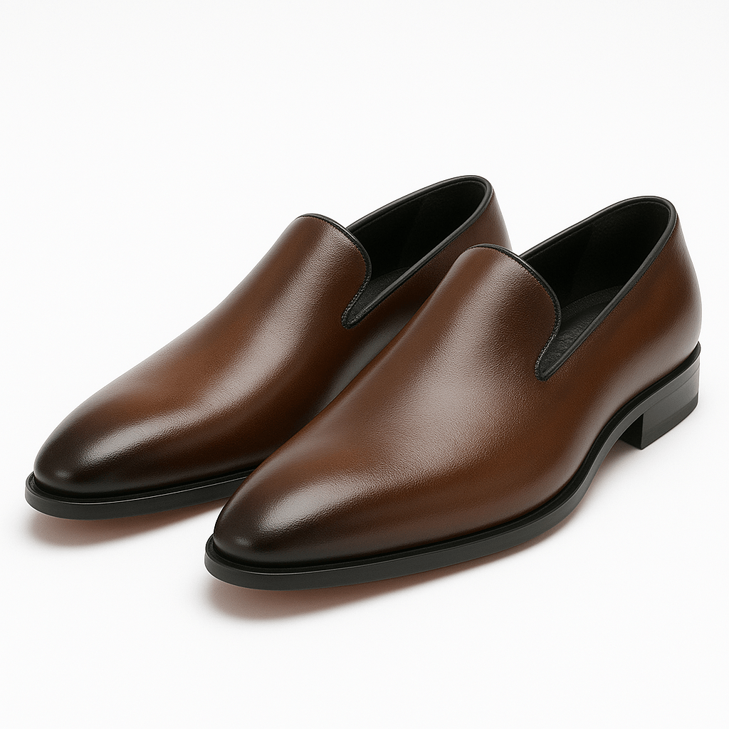 Luxeoutfit | Red Sole Leather Loafers