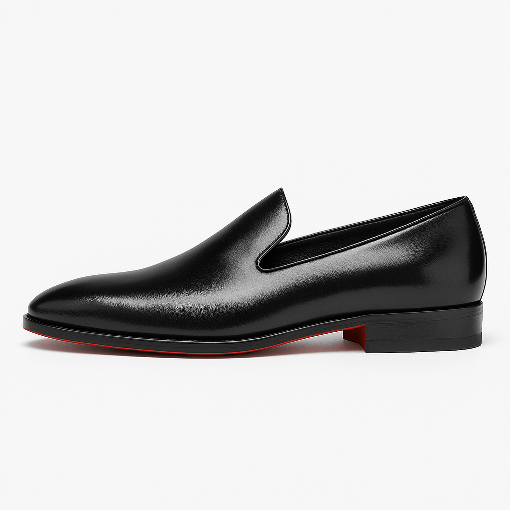 Luxeoutfit | Red Sole Leather Loafers