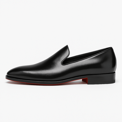Luxeoutfit | Red Sole Leather Loafers