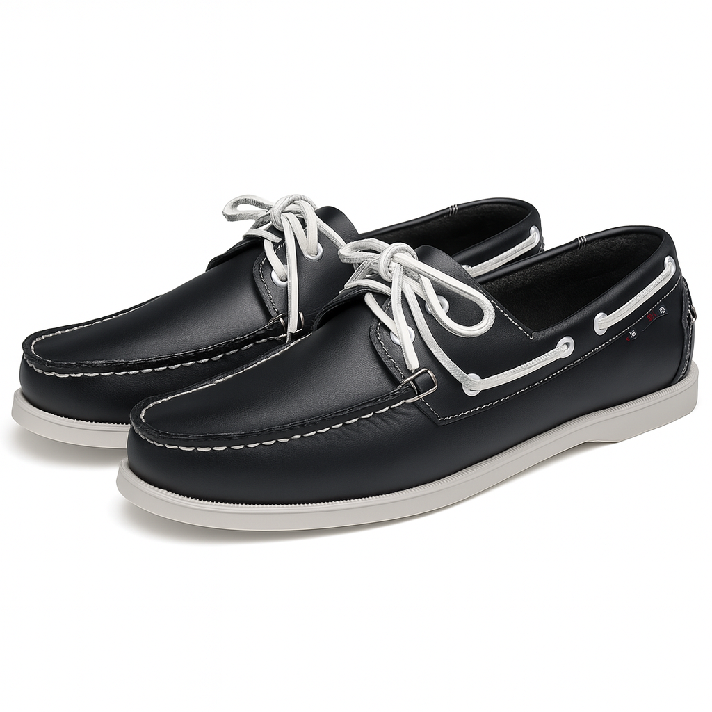 Luxeoutfit | Retro Finish Leather Loafers