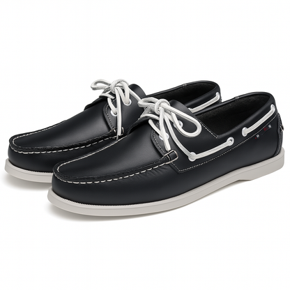 Luxeoutfit | Retro Finish Leather Loafers