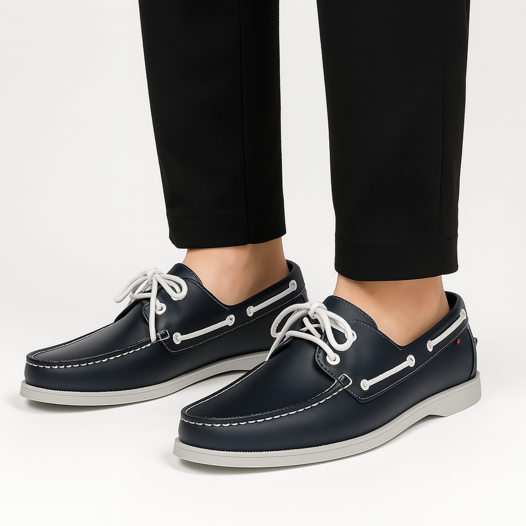 Luxeoutfit | Retro Finish Leather Loafers