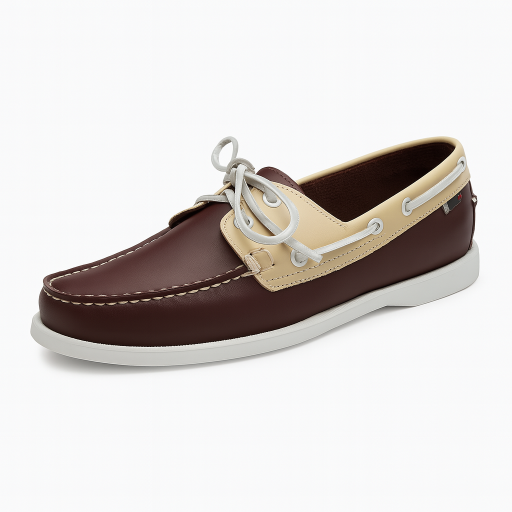 Luxeoutfit | Retro Finish Leather Loafers