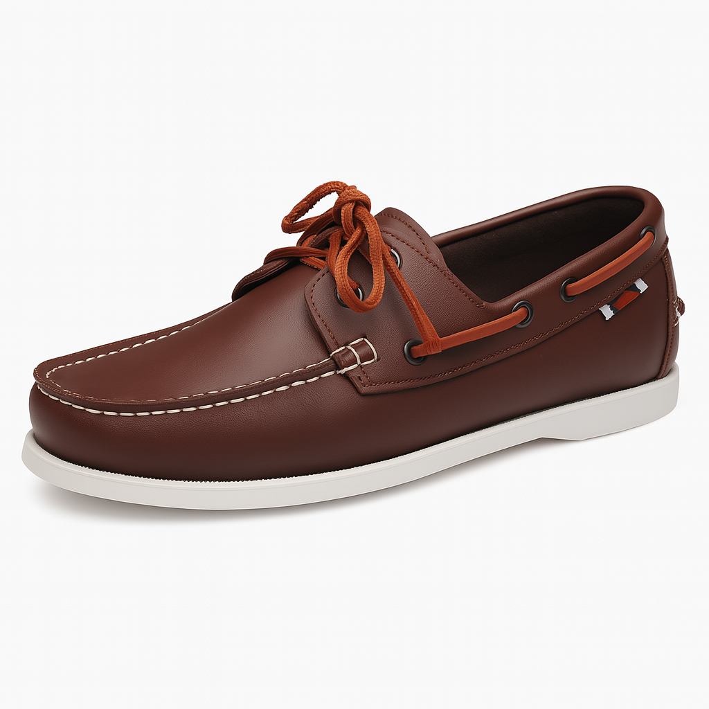 Luxeoutfit | Retro Finish Leather Loafers