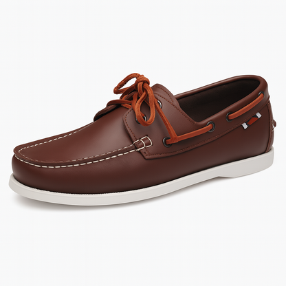 Luxeoutfit | Retro Finish Leather Loafers