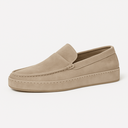 Luxeoutfit | Sculpted Full-Grain Leather Loafers