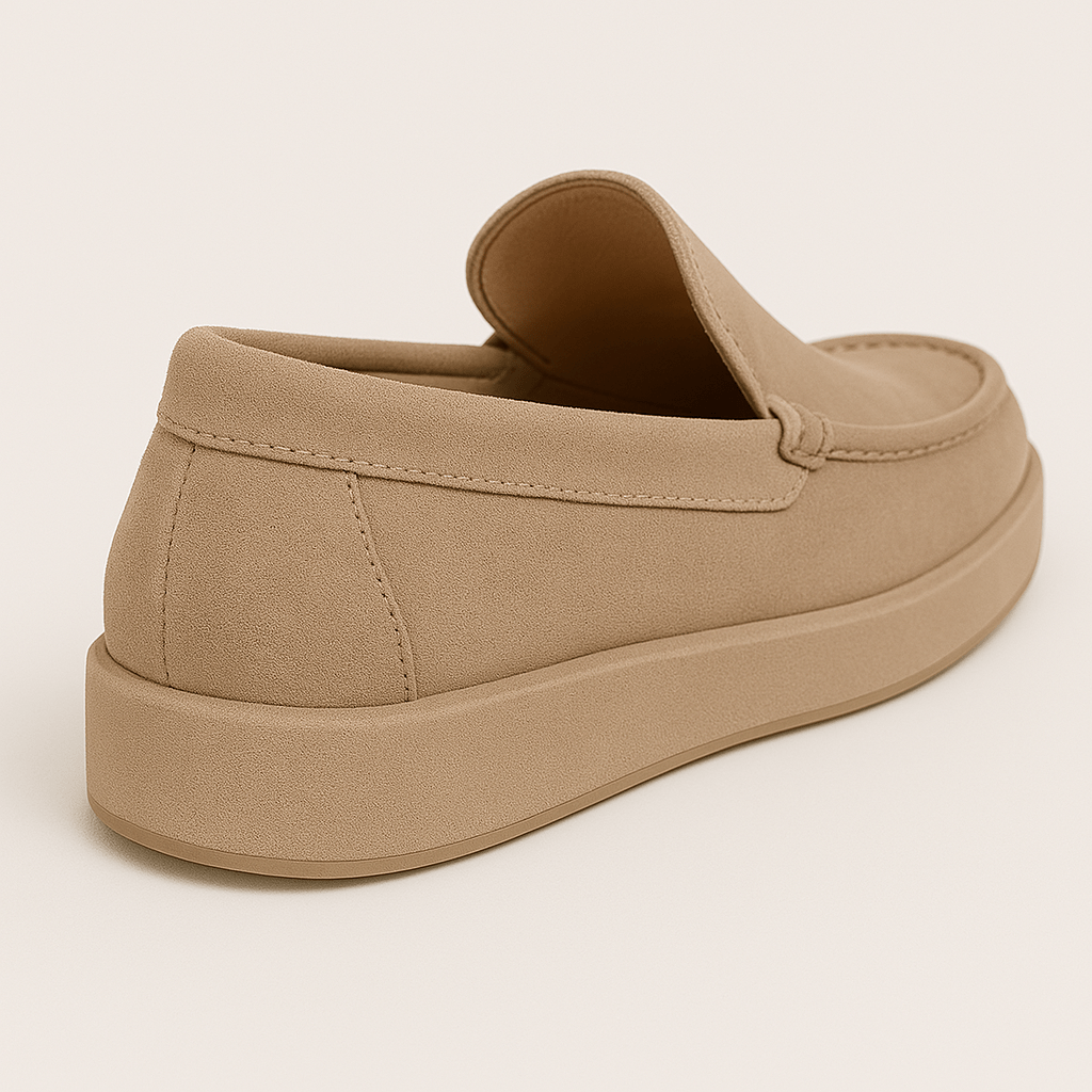 Luxeoutfit | Sculpted Full-Grain Leather Loafers