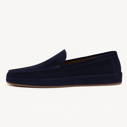 Luxeoutfit | Sculpted Full-Grain Leather Loafers