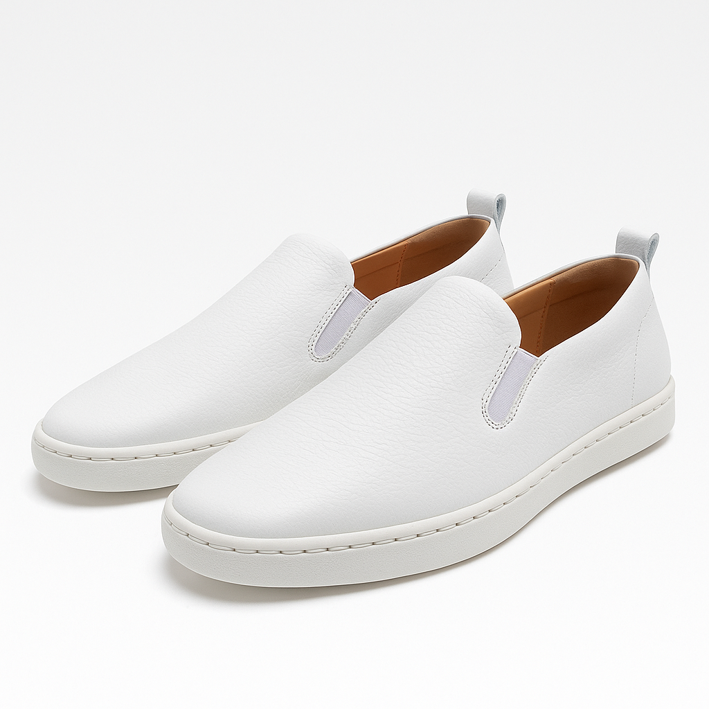 Luxeoutfit | Striped Stitch Casual Slip-On Loafers