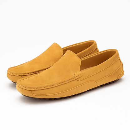 Luxeoutfit | Suede Grip-Comfort Driving Loafers