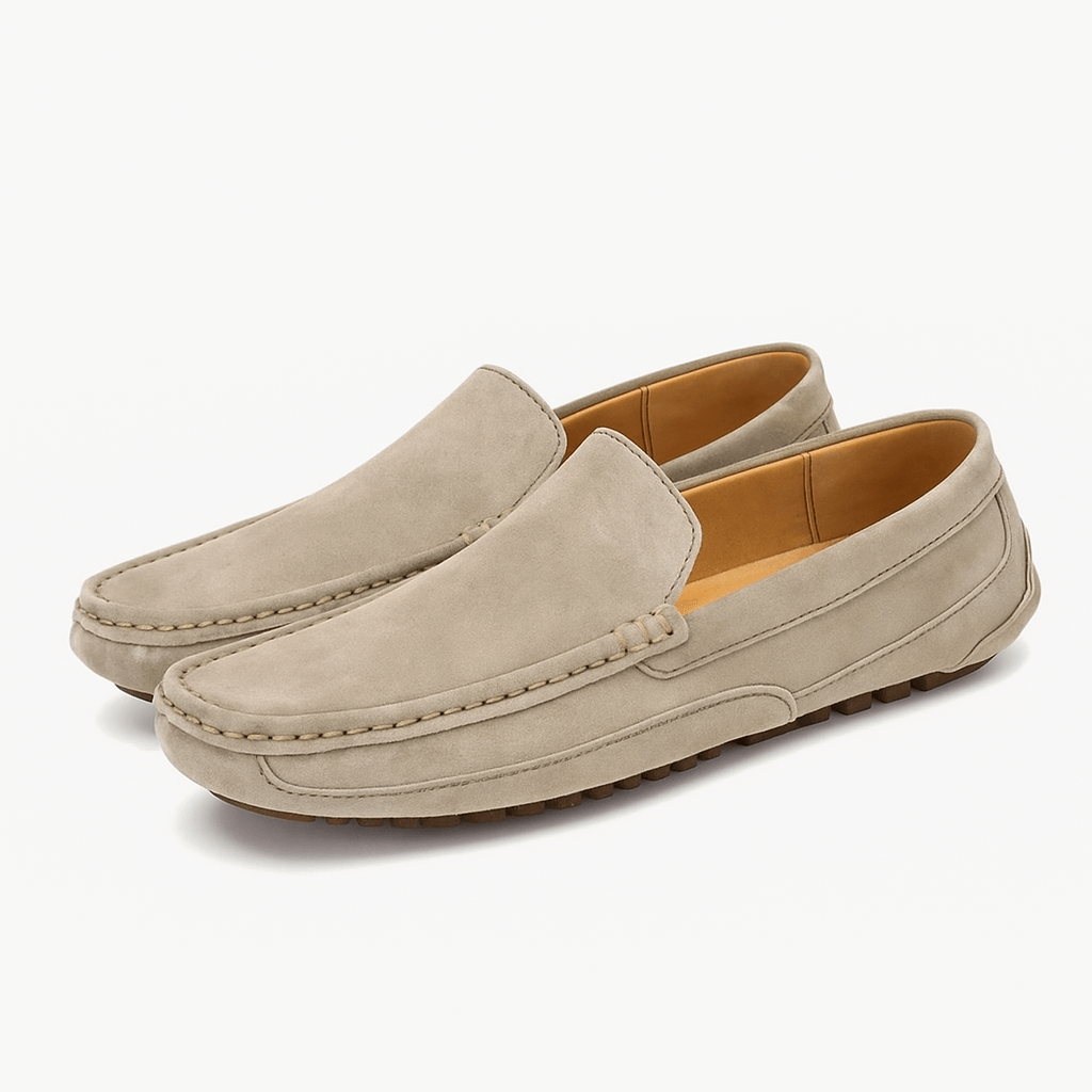 Luxeoutfit | Suede Grip-Comfort Driving Loafers