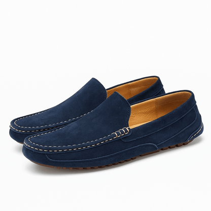 Luxeoutfit | Suede Grip-Comfort Driving Loafers