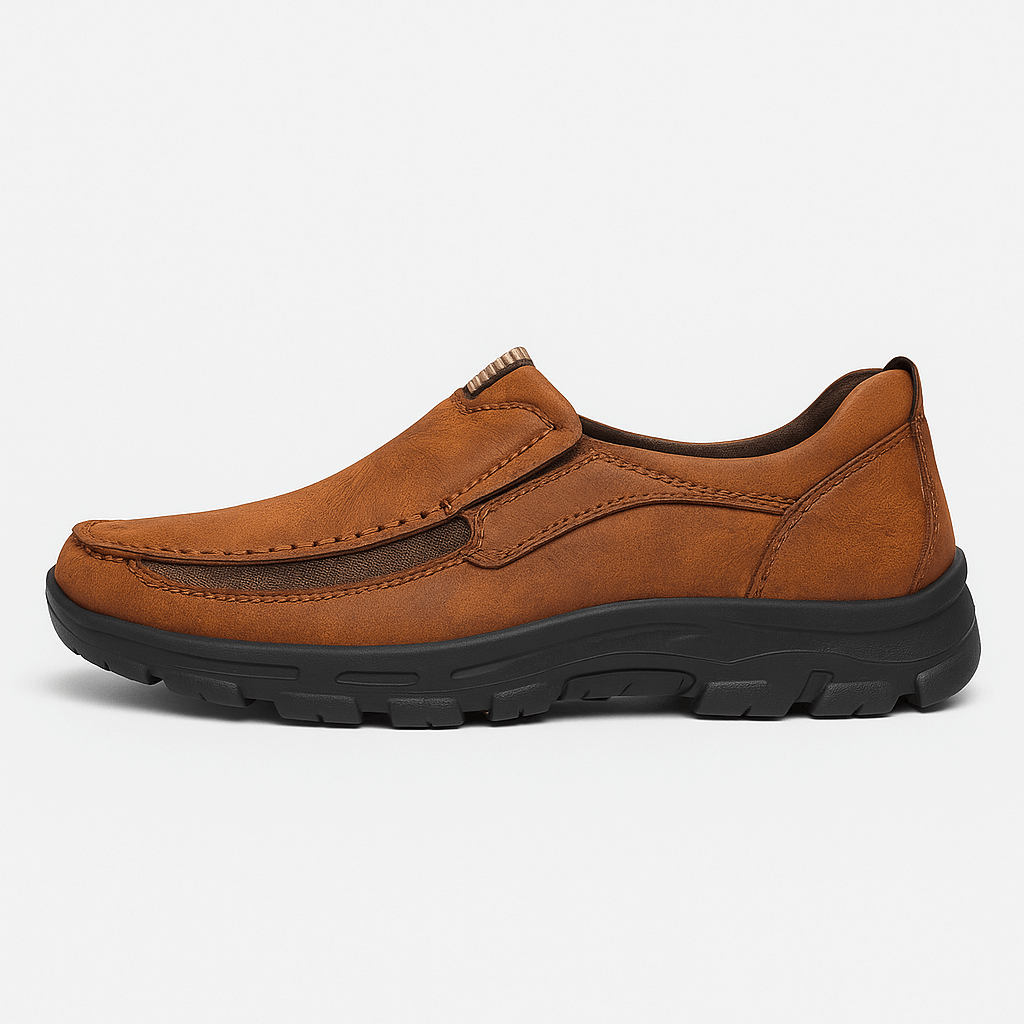 Luxeoutfit | Suede Mesh Slip-On Loafers