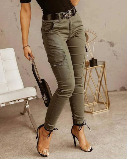 Amelia® | Ankle-Tied Cargo Pants For Women