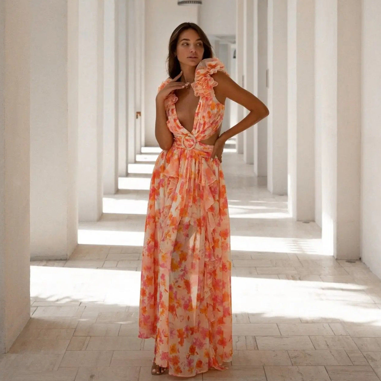 Juliana® | Impressive Giorgia dress with floral pattern